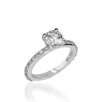 Duchess Round Yellow Gold Engagement Ring