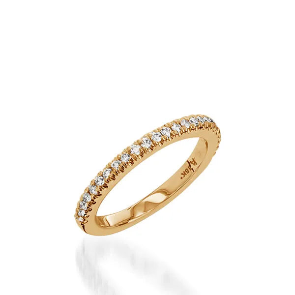 Majesty Round Yellow Gold Engagement Ring
