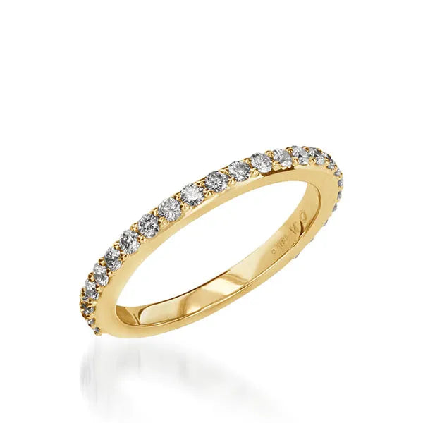 Duchess Round Yellow Gold Engagement Ring