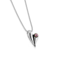 John Atencio Two-tone Alexandrite Heart Pendant and Chain
