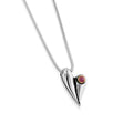 John Atencio Two-tone Pink Tourmaline Heart Pendant and Chain