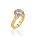 Royalty Yellow Gold Engagement Ring