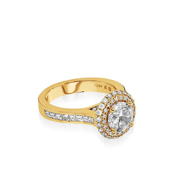 Royalty Yellow Gold Engagement Ring