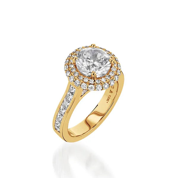 Royalty Yellow Gold Engagement Ring