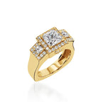 Vienna Yellow Gold Engagement Ring