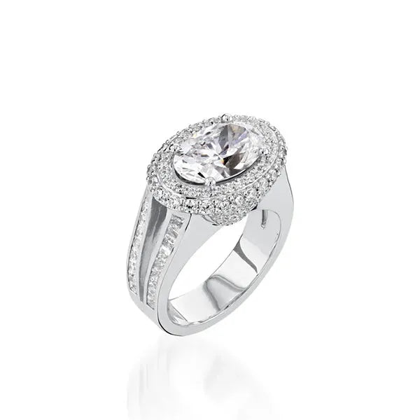 Florence Elite Yellow Gold Diamond Ring