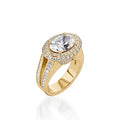 Florence Elite Yellow Gold Diamond Ring