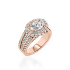 Lavish Yellow Gold Engagement Ring