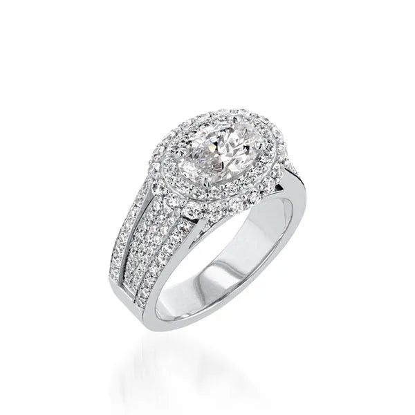 Lavish Yellow Gold Engagement Ring