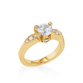 Capri Yellow Gold Engagement Ring