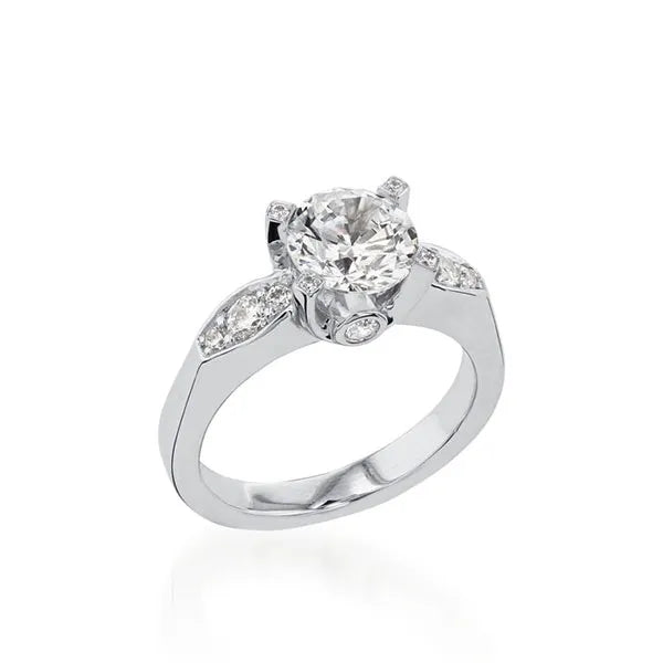 Capri Yellow Gold Engagement Ring
