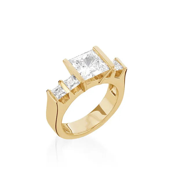 Avanti Yellow Gold Engagement Ring