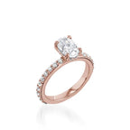 Duchess Oval Yellow Gold Engagement Ring