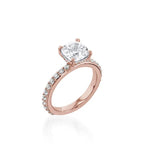 Duchess Cushion Yellow Gold Engagement Ring