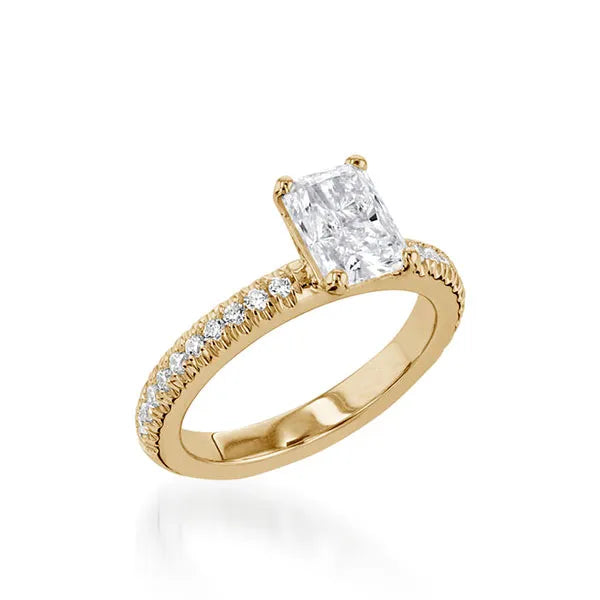 Essence Radiant Yellow Gold Engagement Ring