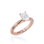 Essence Solitaire Radiant Yellow Gold Engagement Ring