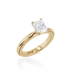 Essence Solitaire Radiant Yellow Gold Engagement Ring