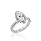 Majesty Marquise Yellow Gold Engagement Ring