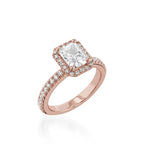 Majesty Radiant Yellow Gold Engagement Ring