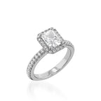 Majesty Radiant Yellow Gold Engagement Ring