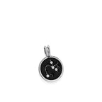 John Atencio Sagittarius Zodiac Medallion Pendant white gold medallion only reverse