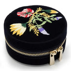 Zoe Velvet Travel Jewelry Case