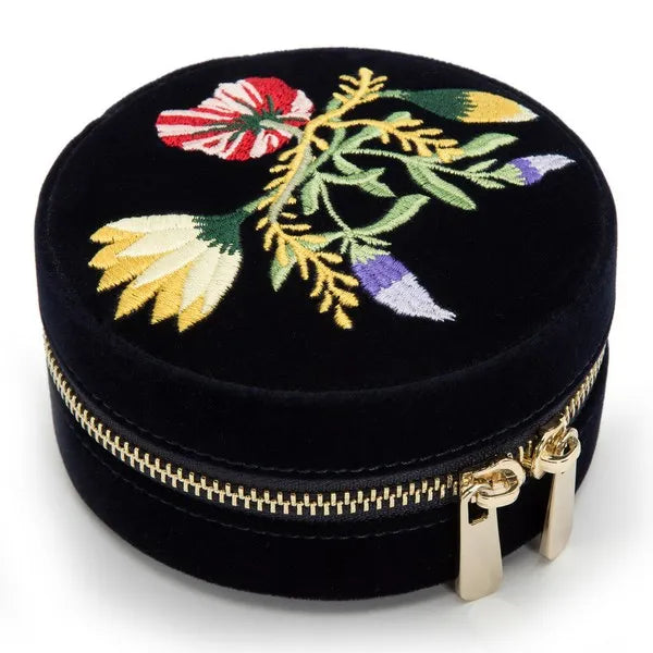 Zoe Velvet Travel Jewelry Case