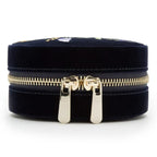 Zoe Velvet Travel Jewelry Case