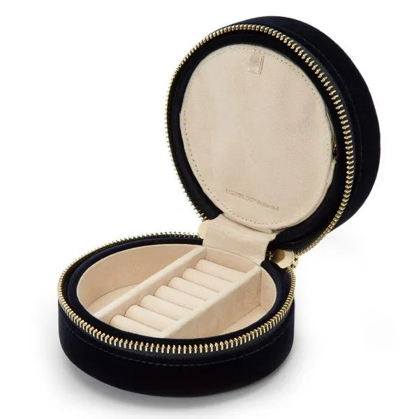 Zoe Velvet Travel Jewelry Case