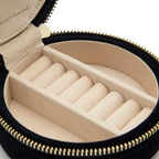 Zoe Velvet Travel Jewelry Case