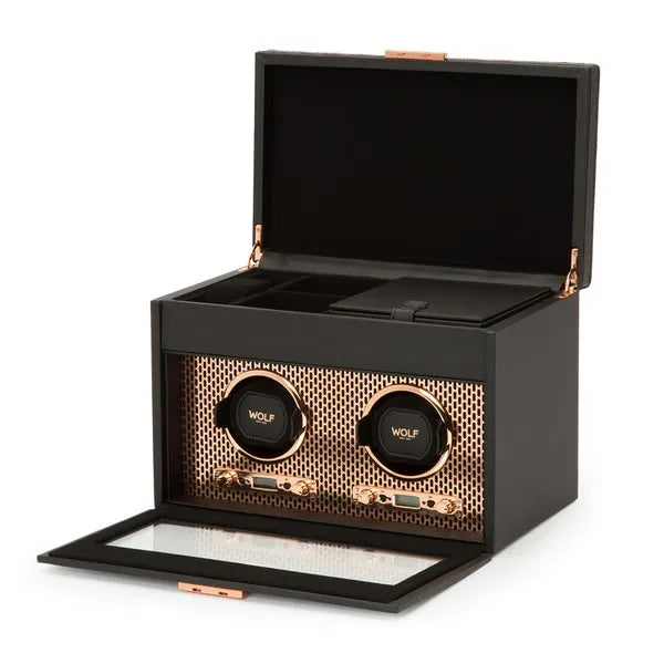 Axis Double Watch Winder Storage