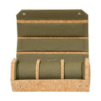 Wolf Cortica Cork Triple Hexagonal Watch Roll
