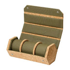 Wolf Cortica Cork Triple Hexagonal Watch Roll