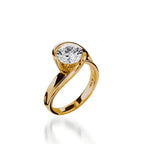 Apropos Yellow Gold Engagement Ring