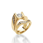 Episode Yellow Gold Engagement Ring