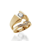Techla Yellow Gold Engagement Ring