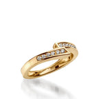 Techla Yellow Gold Engagement Ring