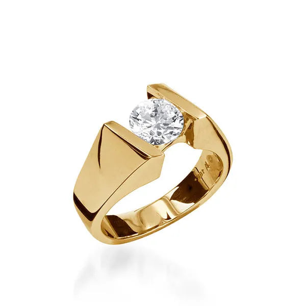 Techla Yellow Gold Engagement Ring