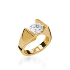 Techla Yellow Gold Engagement Ring