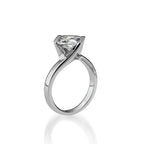 Intrinsic Princess Cut Yellow Gold Engagement Ring