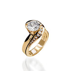 Apropos Plus Yellow Gold Engagement Ring
