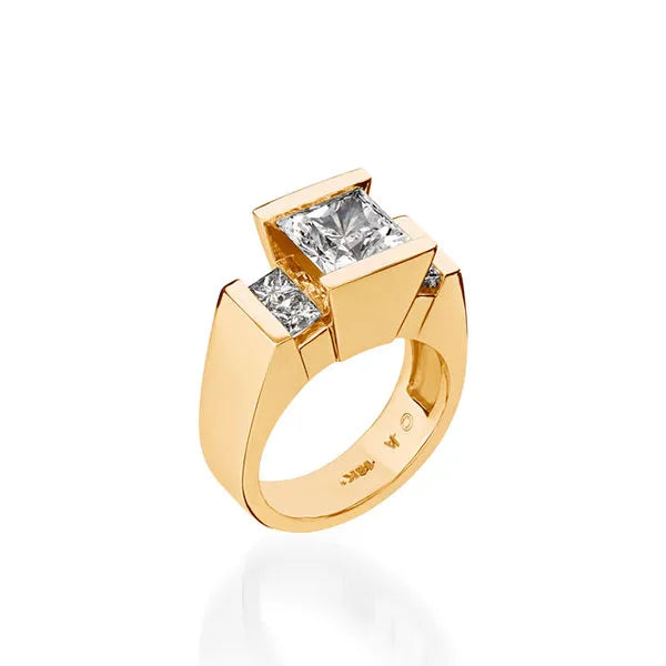 Ventana Yellow Gold Engagement Ring