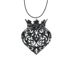 Baroque Crowned Heart Ornament