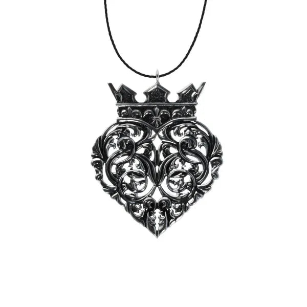 Baroque Crowned Heart Ornament