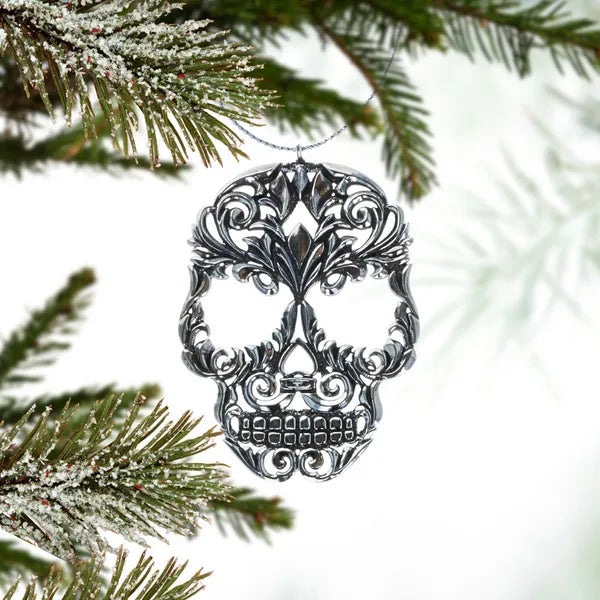 Baroque Skull Ornament