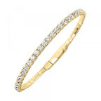 14Kt Yellow Gold Diamond 1Ctw Bangle