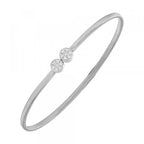 14Kt Yellow Gold Diamond 1/6Ctw Bangle