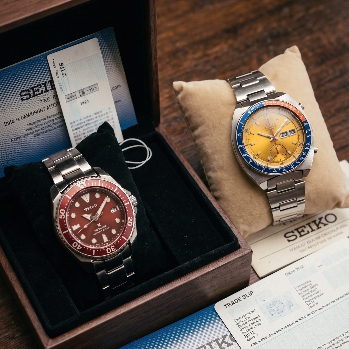 Seiko watches and trade-in watches for the Seiko for Veterans promotion