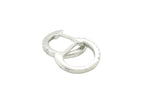 Perfect Love .05ct Diamond White Gold Huggies