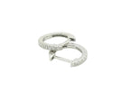 Perfect Love .05ct Diamond White Gold Huggies